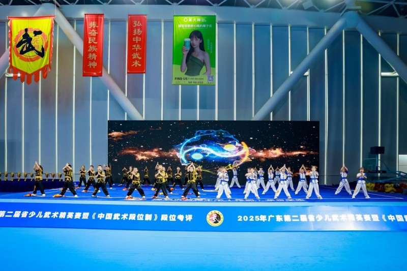 广东省少儿武术精英赛在深圳龙华开赛 官方指定饮品茶大椰助力少儿健康成长
